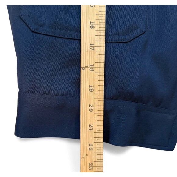 Vtg 60s Mr 2 Ply Jacket Mens Size 40S Blue Workwear Talon Zipper Lined Near Mint - Picture 15 of 15